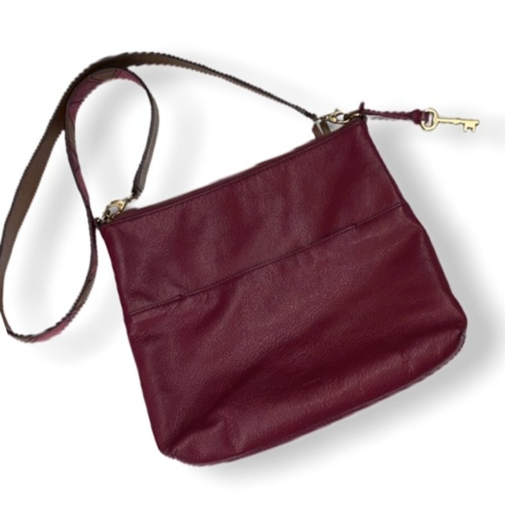 Fossil Purse Plum Purple Crossbody